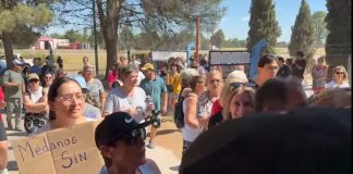 Vecinos de Médanos marcharon a ABSA por la falta de agua potable